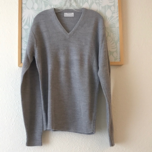 Dior Other - Christian Dior grey acrylic sweater Large